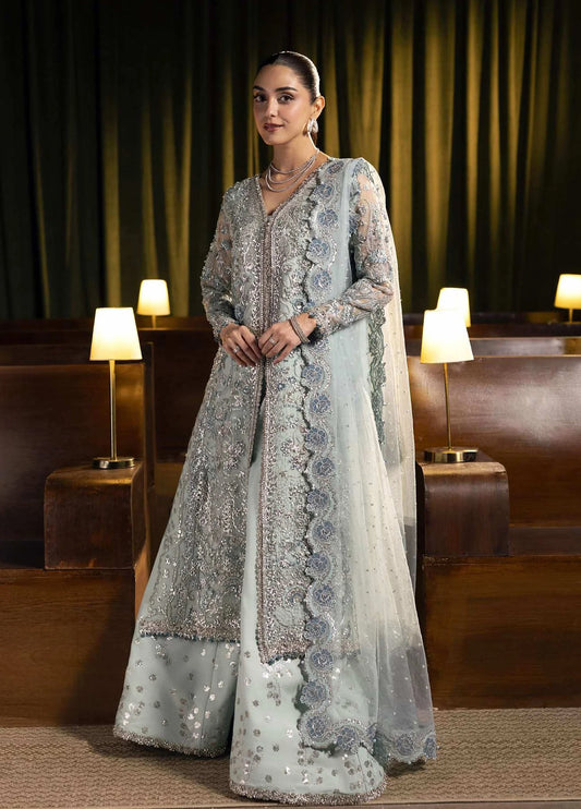 Seranade by Elaf Unstitched Embroidered Organza Suit - Lumière EHM-04