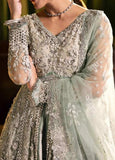 Seranade by Elaf Unstitched Embroidered Organza Suit - Moonveil EHM-06