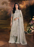 Seranade by Elaf Unstitched Embroidered Organza Suit - Elysia EHM-08