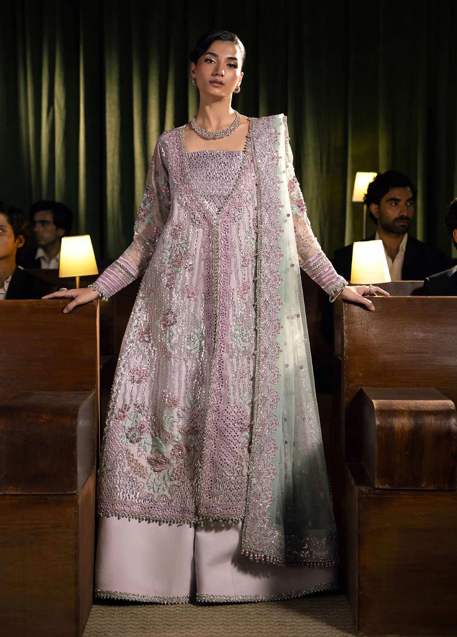 Seranade by Elaf Unstitched Embroidered Organza Suit - Ophelia EHM-09