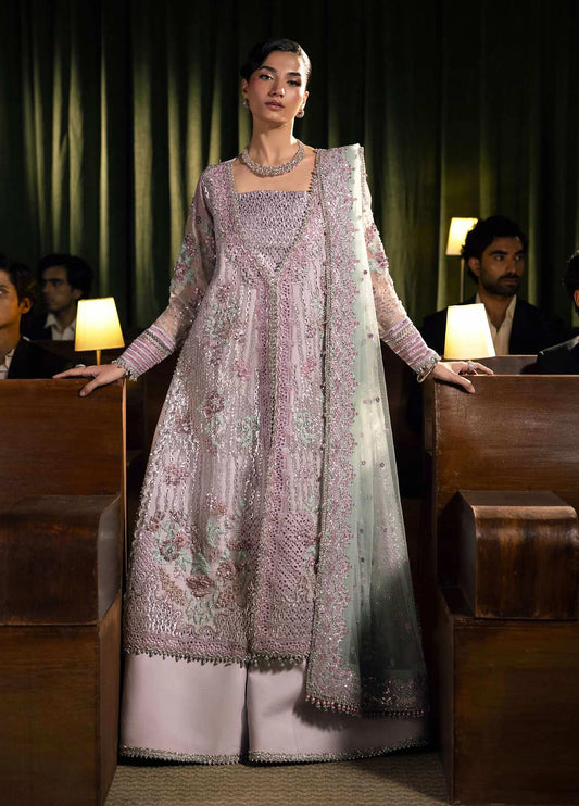 Seranade by Elaf Unstitched Embroidered Organza Suit - Ophelia EHM-09