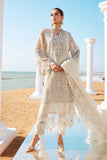 3 Piece Unstitched Embroidered Organza Suit | EID LAWN-25-09 - MARIA.B