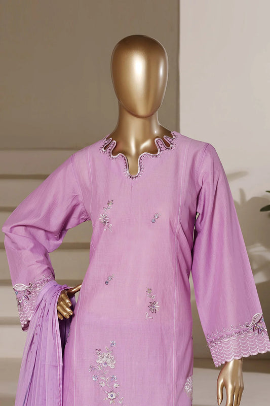 Eclair By Sada Bahar Stitched 3 Piece Emb Lawn Vol-02 Suit-EMB-795-PURPLE