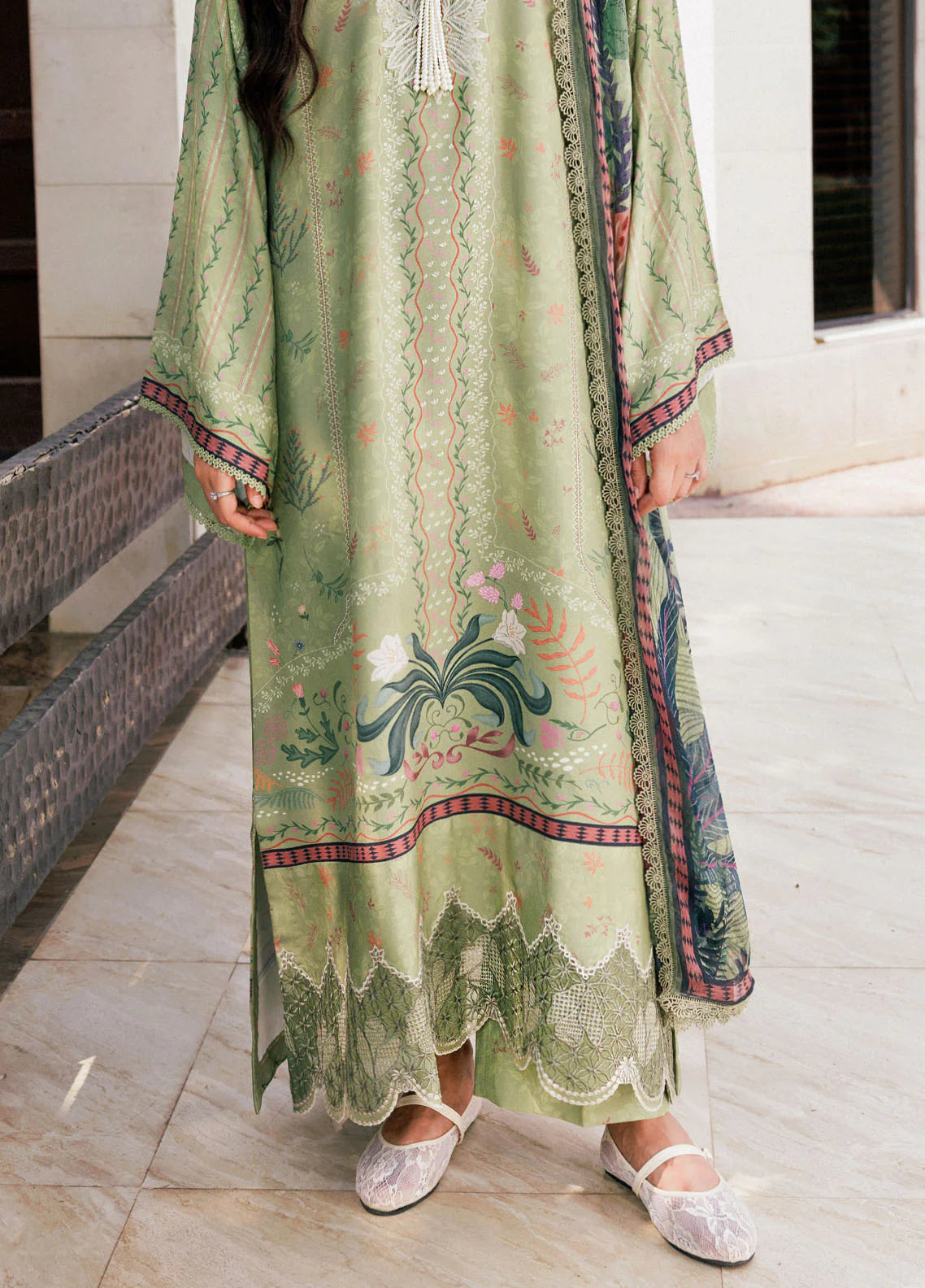 Zync by Florent Embroidered Viscose Suits Unstitched 3 Piece FL25IM FL-3B - Intermix'25