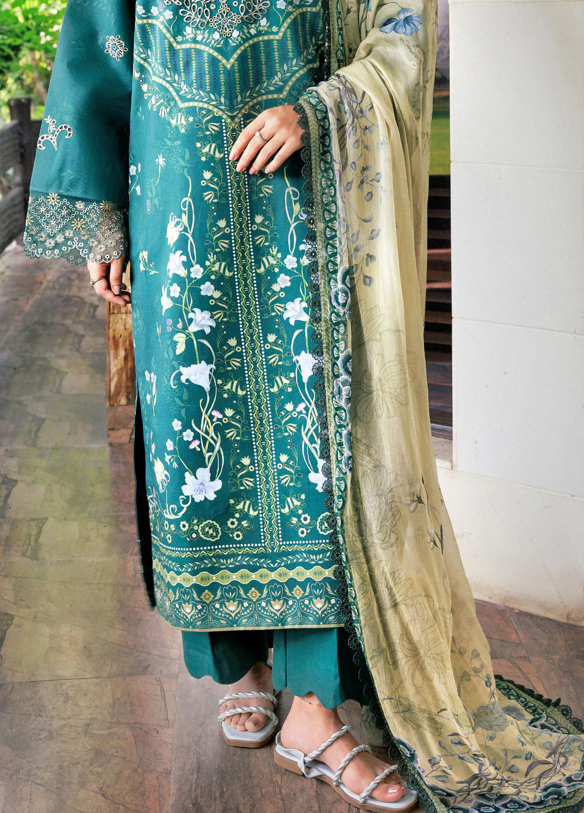 Zync by Florent Embroidered Viscose Suits Unstitched 3 Piece FL25IM FL-7B - Intermix'25