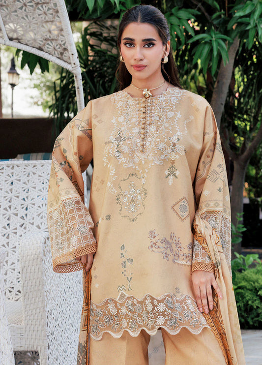 Zync by Florent Embroidered Viscose Suits Unstitched 3 Piece FL25IM FL-8B - Intermix'25