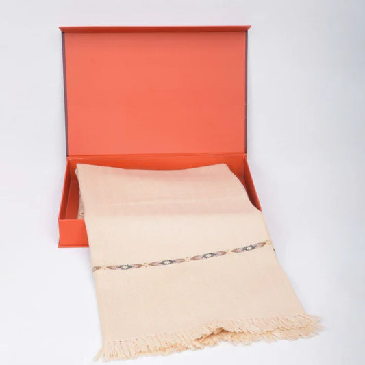 Dynasty Premium Mens Pure Wool Lux Woolen Shawl
