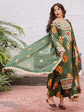 MAHNUR Gulzar Viscose | G-05 | Printed Viscose Suit with Elegant Embroidery and Chiffon Dupatta