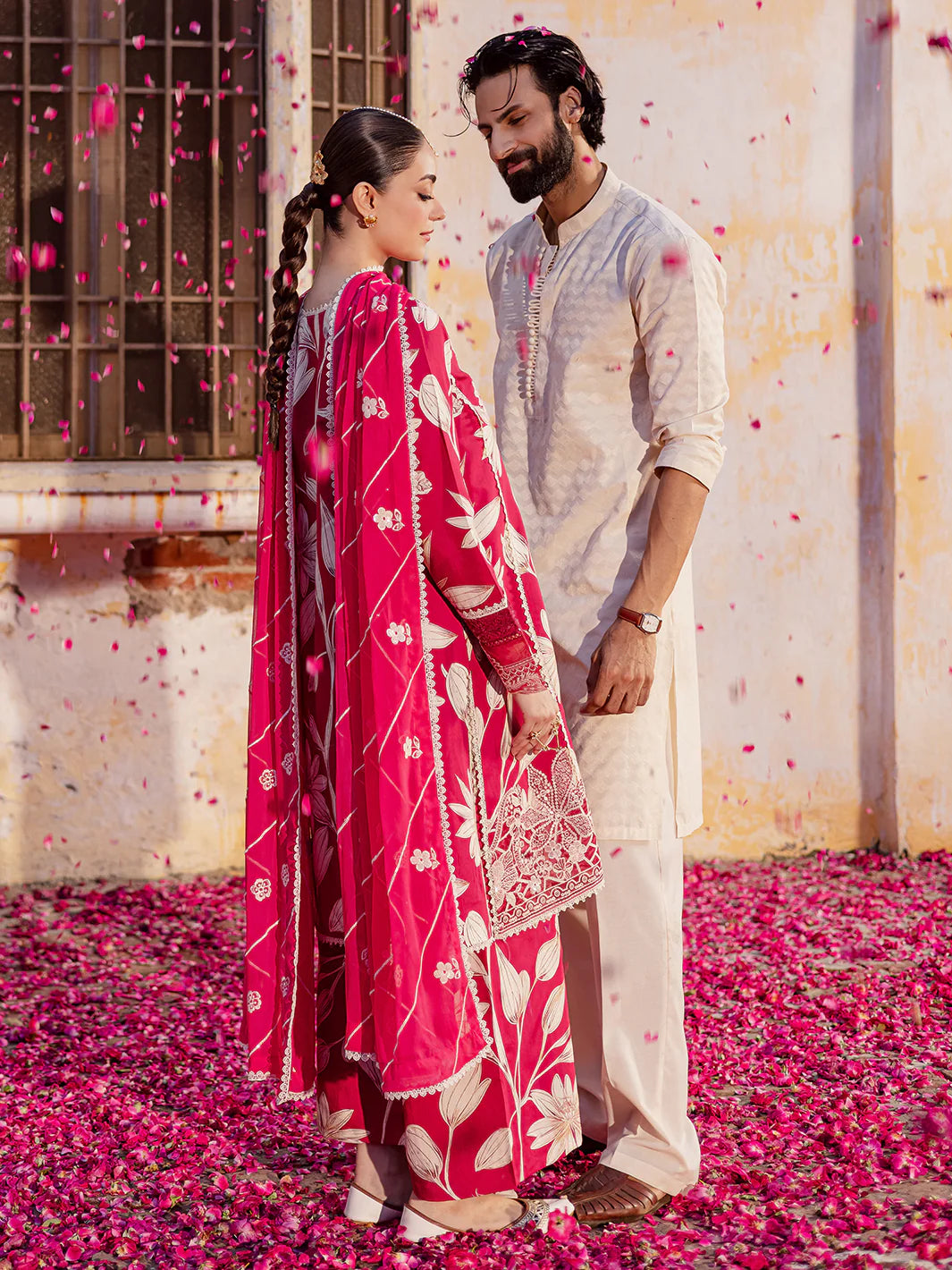 MAHNUR Gulzar Viscose | G-11 | Embroidered 3-Piece Unstitched Viscose Winter Suit