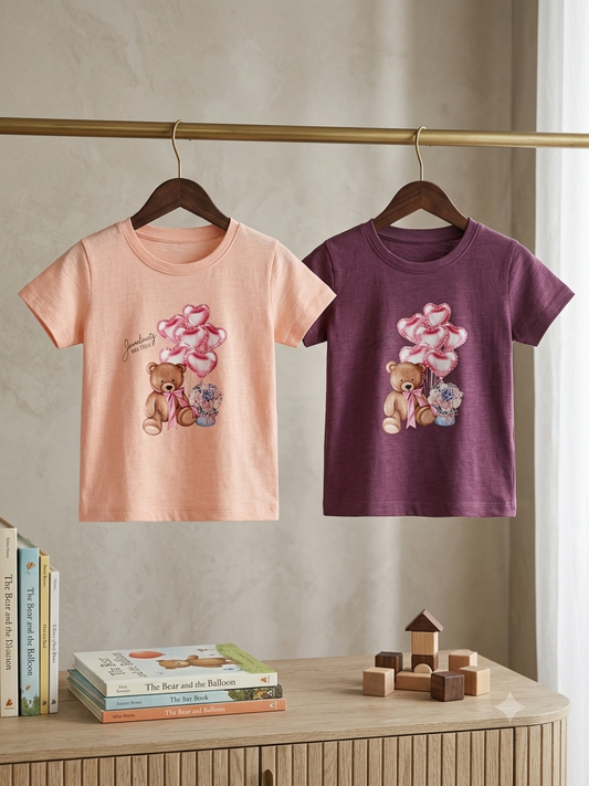 Fashionable Girls T-Shirt – Trendy & Comfortable Outfit (size 1 to 6 year)