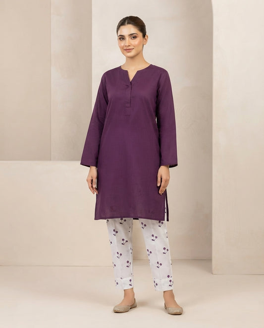Premium Women's 2 Piece Cotton Stitched Suit – Soft & Comfortable Casual Wear