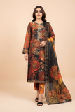 Anzish - Lawn Embroidered Front with Fourside Patti Chiffon Dupatta (D# 2403-B)