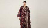 3 Piece Embroidered Linen Suit | L#23