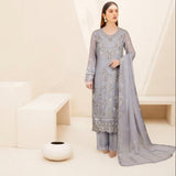 WD-681 Ramsha Luxury Embroidered 3-Piece Suit | Festive Wear