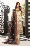 Moti's Fashion White & Gold Chiffon Collection - SQ-803