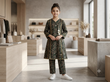 Bin Saeed Girls Printed 2 Piece Stitched Frock Suit | Sizes 6-14 years