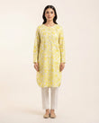 Premium Women's 2 Piece Linen Stitched Suit Free Size - L#16