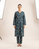 2-Piece Printed Stitched Khaddar Suit k-10
