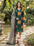 Charizma 3-Piece Printed Lawn Suit with Chiffon Dupatta