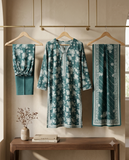 Bin Saeed Stitched 3 Piece Lawn Suit 37 – Comfortable & Stylish Daily Wear for Women