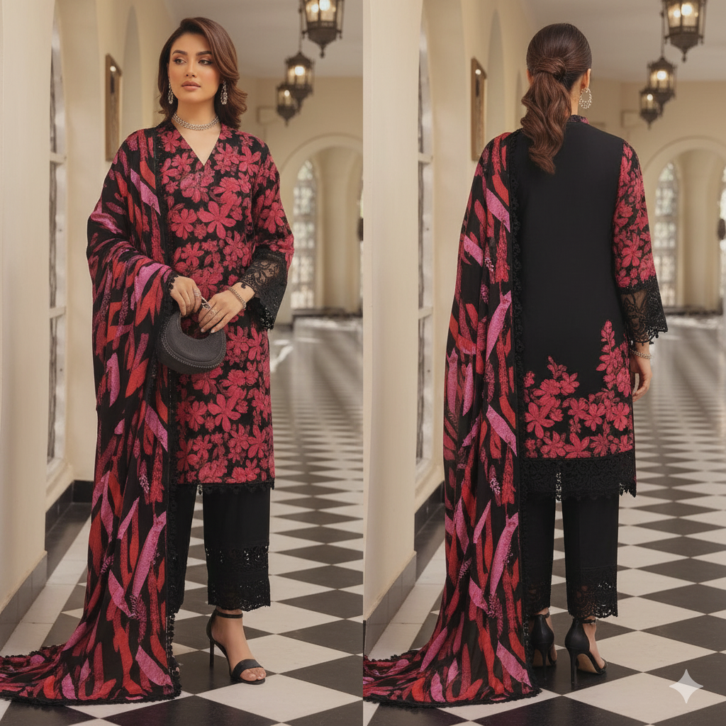 MAHEE'S ALEENA Exclusive Velvet Collection - Design 01