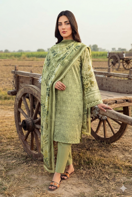 Luxury Chikan Kari Embroidered Lawn - Article NO-11