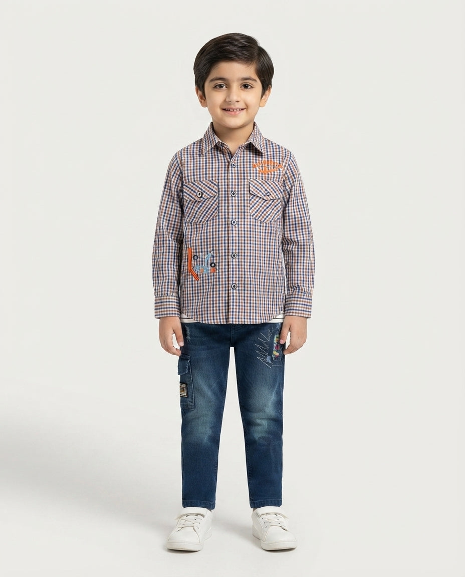 Boys Winter Outfit | W-42 (size 20 to 22)