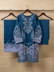 Zeenat Embroided Qutrai Stitch Luxury Pret 3Pcs | Z-18