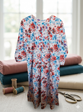 Printed Allover 2-Piece Lawn Frock