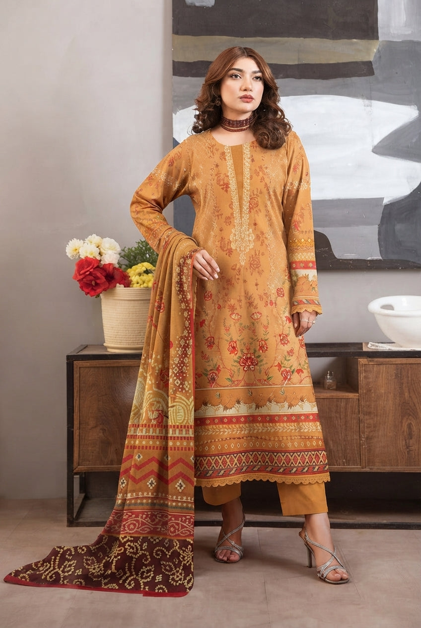 Aks-E-Noor By Fiza Noor - Digital Printed Viscose # 07