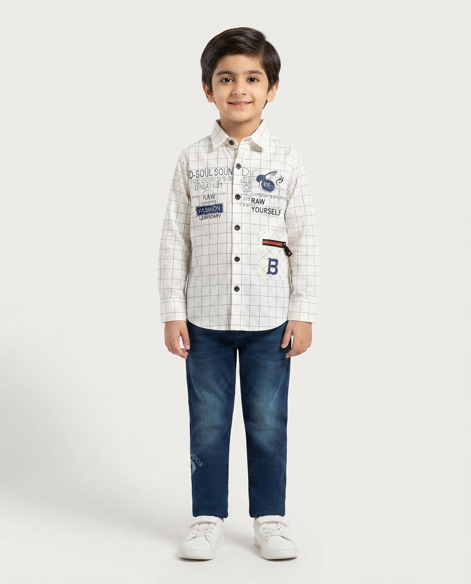 Boys Winter Outfit | W-40 (size 20 to 22)