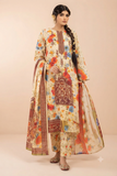 Anzish - Lawn Embroidered Front with Fourside Patti Chiffon Dupatta (D# 2412-A)