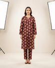 Premium Women's 2 Piece Linen Stitched Suit Free Size - L#34