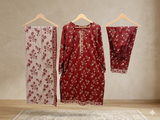 Bin Saeed Stitched 3 Piece Lawn Suit 23 – Comfortable & Stylish Daily Wear for Women