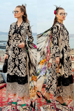 Unstitched 3-Piece Digital Print Lawn Suit B-25