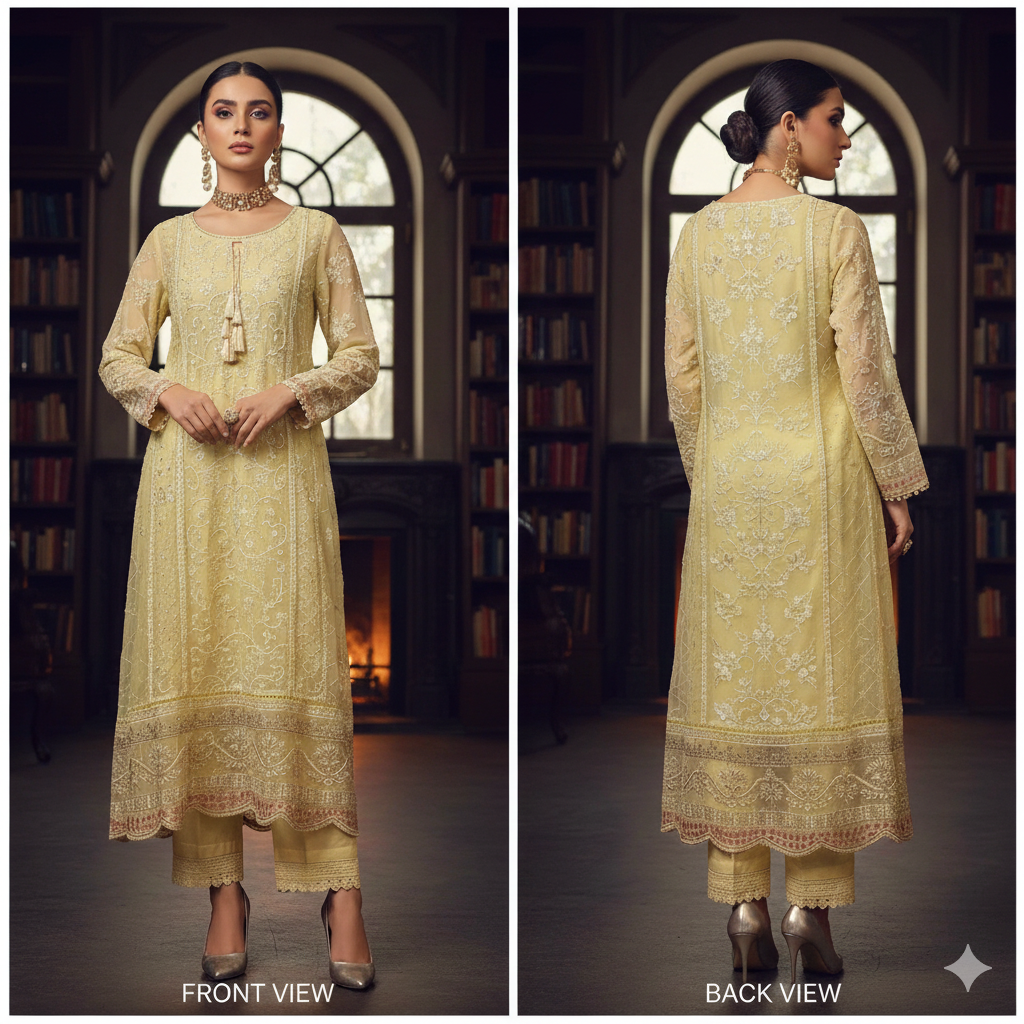 BINT-E-SAEED Luxe Embroidered