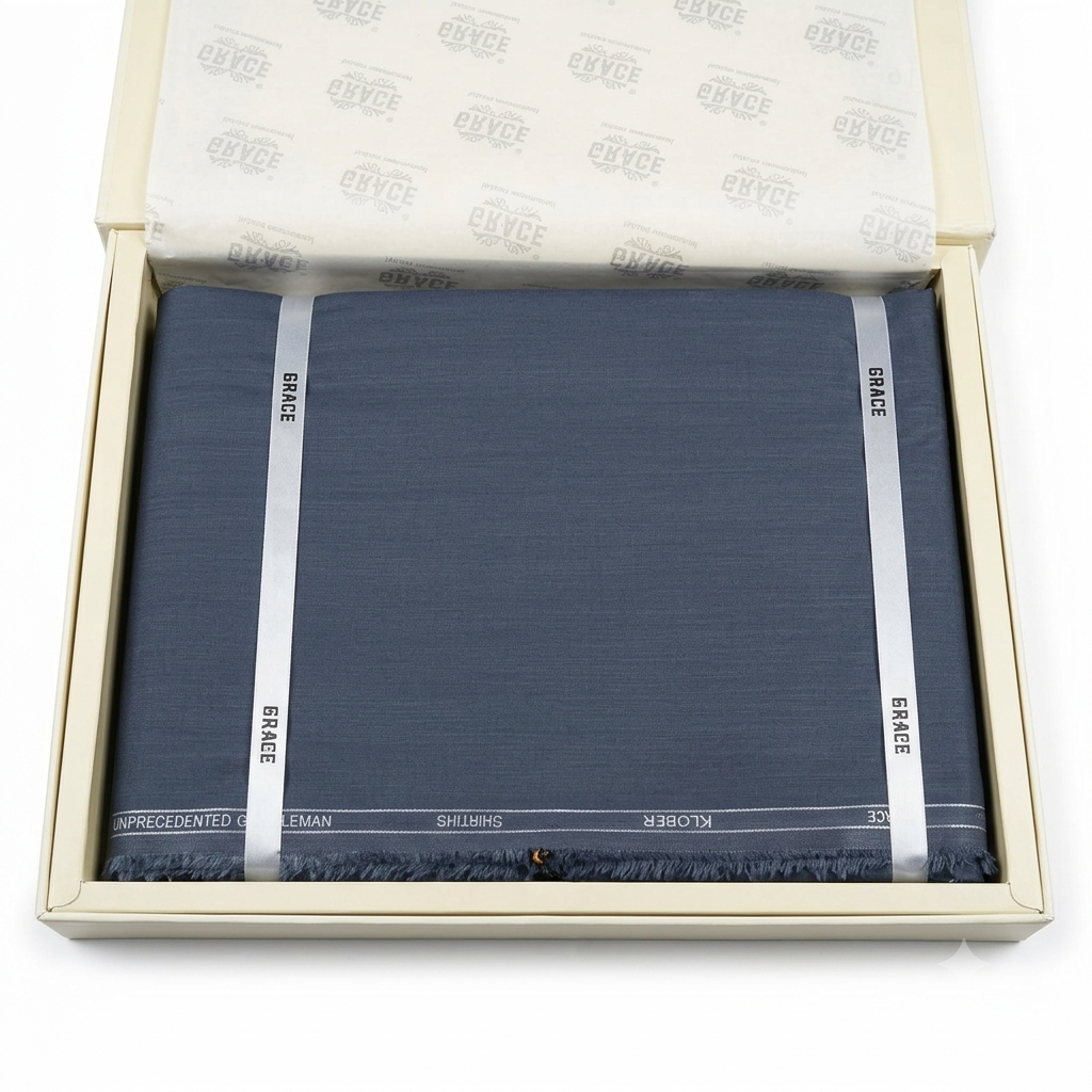 KLOBER BY GRACE Fabrics Unstitched Wash N Wear Mens Summer Collection