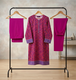 MUZNAH 3-PC stitched Printed Lawn Suit - M-31