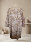 Printed Allover 2-Piece Lawn Frock