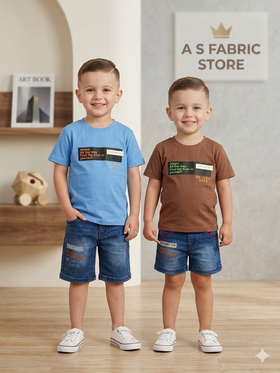 Kids 2 Piece Summer Outfit | K-54 - size 20 to 22