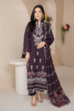 Airjet Fancy Wool Peach Embroidered Suit | Alif Vol-552 (Design - 01)