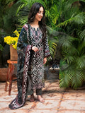3 Piece Printed Linen sequence boring patch work - 04