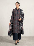 Zoya 3 Piece Printed Marina With Printed Pure China Whool Shawl MA-1