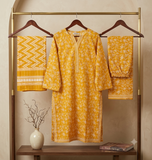 Bin Saeed Stitched 3 Piece Lawn Suit 58