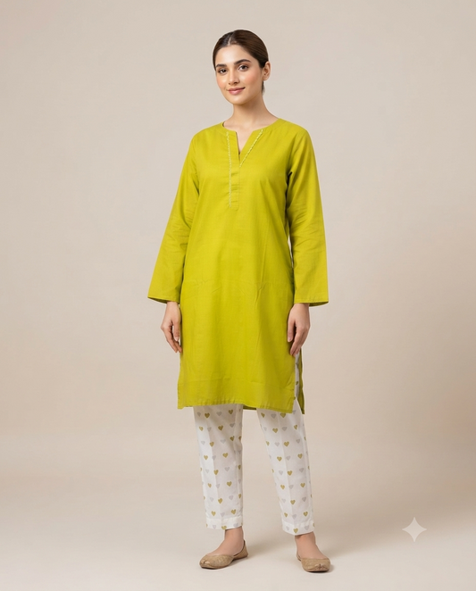 Premium Women's 2 Piece Cotton Stitched Suit – Soft & Comfortable Casual Wear