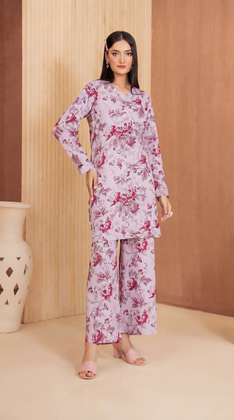Muse 2pcs Stitched Printed Staple [D-4643]