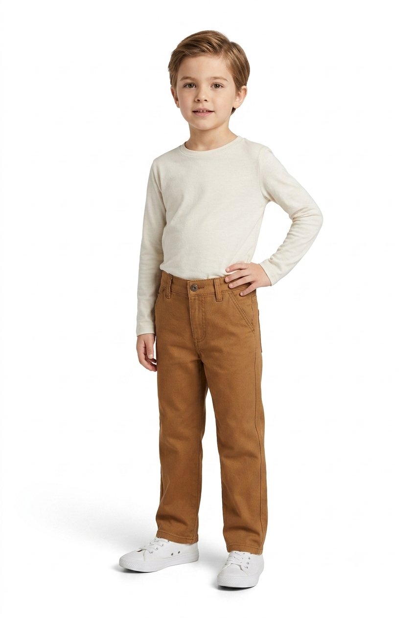 Comfortable & Durable Premium Cotton Pants 3-12 years