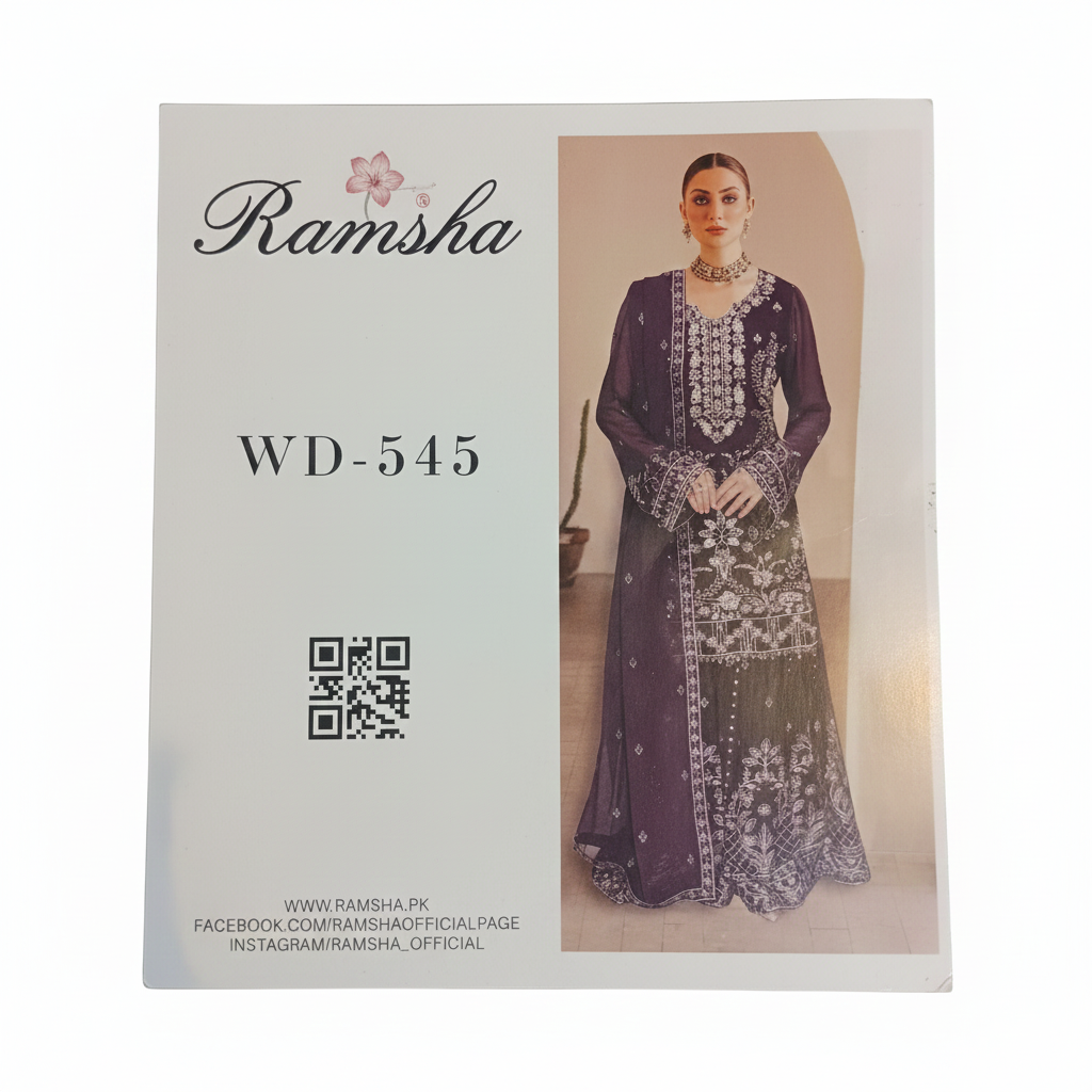 New Ramsha Premium Embroidered Collection - WE-449