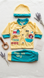 Adorable Newborn Soft Knit 3-Piece Outfit (N#08)