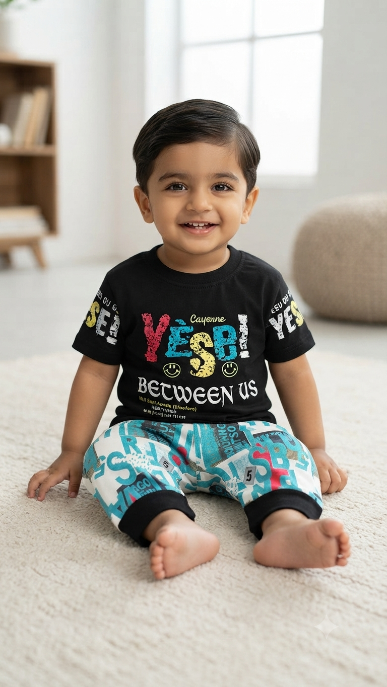 Boys Summer Outfit | (size 6 month to 2 year)
